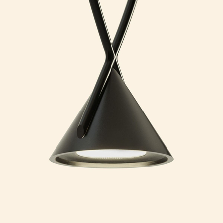 Lampa wisząca Axo Light Jewel 10 Czarna ze ściemniaczem