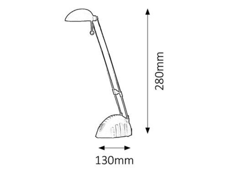 Lampa stołowa Rabalux Ronald 4334 czarny