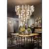 Lampa wisząca Slamp LA LOLLONA 4 - GOLD LALS4XLGLD06T00NMTEU złoty