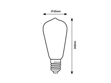 Żarówka Rabalux Filament-LED 2087 milky