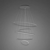 Lampa wisząca Ledowe Okręgi No.5 120cm 4k czarna