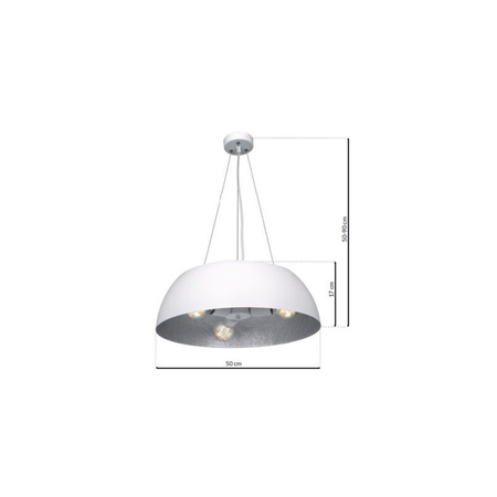 Milagro Lampa Wisząca MORGAN 3xE27 MLP4477 BIAŁY