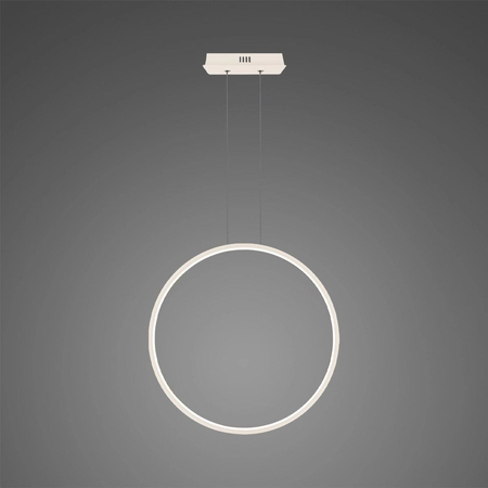 Lampa wisząca Ledowe Okręgi No.1 X 120cm 4k biała ściemnialna