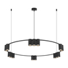 Milagro Lampa wisząca (koło) GENESIS BLACK 15xGU10 ML0376 CZARNY