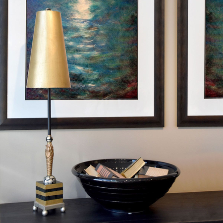 Lampa stołowa Elstead Lighting Noma Luxe czarny/złoty FB-NOMA-LUXE-TL