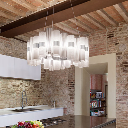 Lampa wisząca Slamp LA LOLLO - PEWTER L LALSL00PWT01T00NMTEU szary