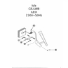 Kinkiet Isla duży 1xLED chrom IP44 GS-LWB-20W CH CCT