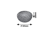 Lampa sufitowa Rabalux Jillian 6966 popielaty