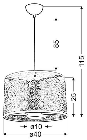 Lampa wisząca Candellux 33-27290 Madras