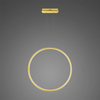Lampa wisząca Ledowe Okręgi No.1 X 80cm 4k złota ściemnialna