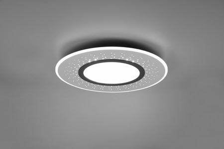 Lampa sufitowa Trio 626910307 czarny/srebrny