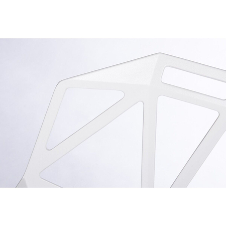 Krzesło SPLIT PREMIUM białe - aluminium, nogi białe