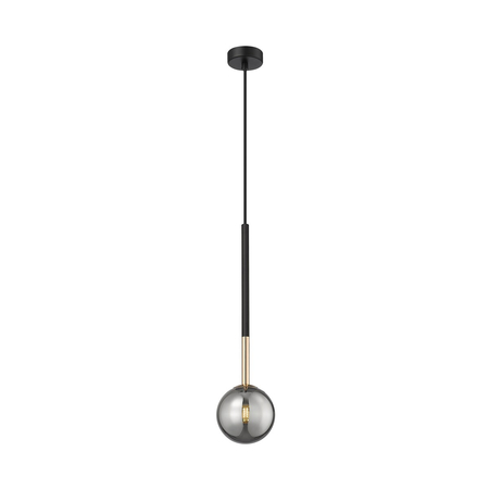 Lampa wisząca Zuma Line P0574-01F-SDFZ ARCTURUS LAMPA WISZĄCA CZARNO-ZŁOTA/BLACK-GOLD