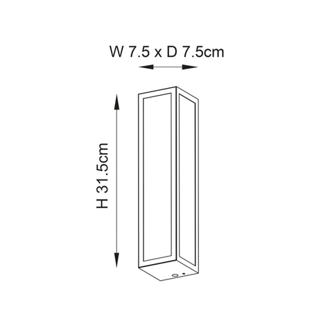 Kinkiet Endon Lighting Newham 96220 chrom