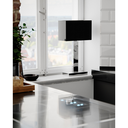 Lampa stołowa By Rydens Prime H47 cm chrom/czarna 4002680-6510