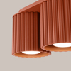 Sollux Lighting Plafon AURA 2 ochra czerwona GU10 SL.1800