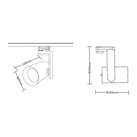 Milagro Reflektor Timor 10W 2700/4000K Czarny 3 Obwodowy ML1115 CZARNY