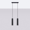 Sollux Lighting Lampa wisząca KARBON 2 czarny SL.1574