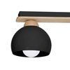 Milagro Lampa sufitowa DAMA BLACK 3xE27 MLP6560 CZARNY