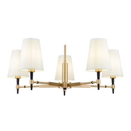 Żyrandol Maytoni H001CL-05BS Zaragoza - Mosiądz