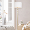 Lampa podłogowa Zuma Line REA RLL93163-1GW biały/złoty