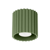 Sollux Lighting Plafon AURA 1 zielony oliwkowy GU10 SL.1794