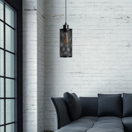  Lampa wisząca Abigali Midnight E27 czarny