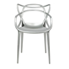 Krzesło LUXO srebrne - ABS