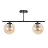Lampa sufitowa Kaja DELTA K-5163 czarny, bursztynowy