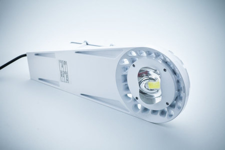 Oprawa uliczna LED Bridgelux 20W MeanWell driver IP65 aluminiowa biała obudowa WW