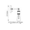 Kinkiet Endon Lighting Hal 76338 patyna