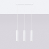 Sollux Lighting Lampa wisząca KARBON 3L biały SL.1537