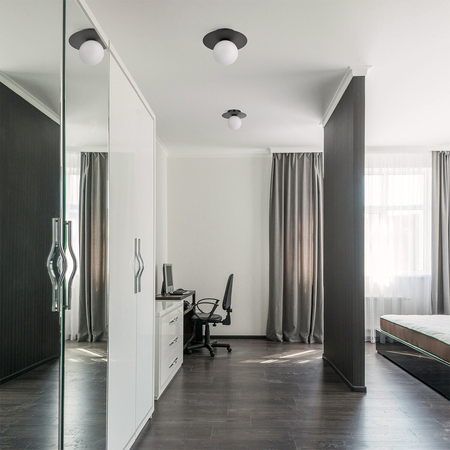 Lampa sufitowa Kaja ROBIN K-5437 czarny, biały