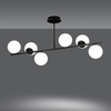 Lampa sufitowa BIOR 6 BLACK Emibig 1020/6 biały/czarny