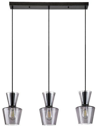 Lampa wisząca Rabalux Abra 72163 czarny matowy