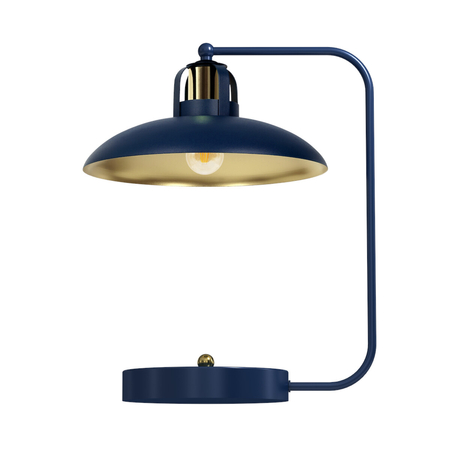 Milagro Lampka biurkowa FELIX NAVY BLUE/GOLD 1xE27 MLP7716 GRANATOWY / ZŁOTY