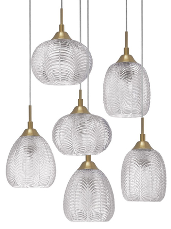 Lampa wisząca Luces Exclusivas ALCALA LE41855 złoty