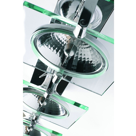 Light Prestige Plafon kinkiet Industrial srebrny 3xQR111 QR-111003