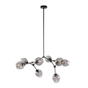 Lampa wisząca Italux PND-75075-8-BK-SG Czarny