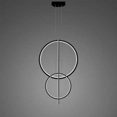 Lampa wisząca Linea No.5 60/40cm czarna 3k