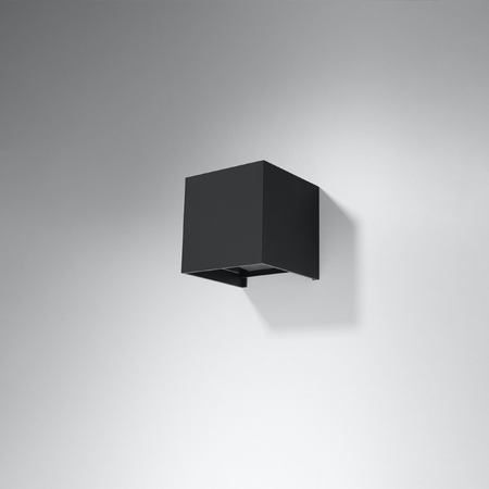 Sollux Lighting Kinkiet LUCA czarny LED IP54 SL.0545