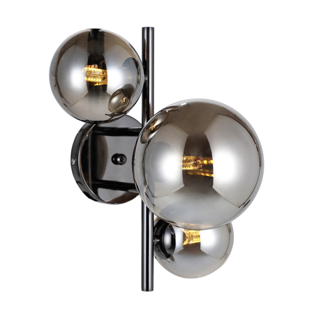 Kinkiet Italux WL-406007-3A-BCR Czarny chrom