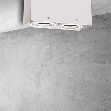 Milagro Lampa Sufitowa Blocco Biały 2x7W GU10 Led ML478 BIAŁY