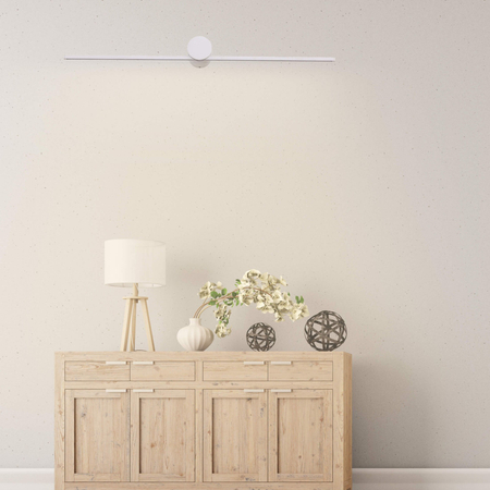 Kinkiet Modern Slim L 1xLED biały IP44 LP-777/1W L WH