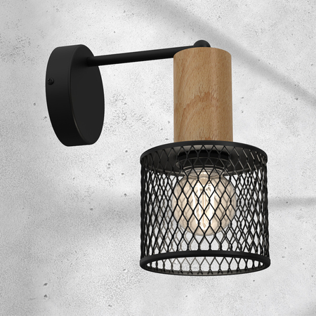 Milagro Kinkiet SOBRESA 1xE27 MLP8558 CZARNY