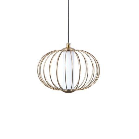 Lampa wisząca Italux Rabel PND-344221-1-HBR Złoty