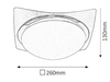 Lampa sufitowa Rabalux Princessa 3665 chrom satyna