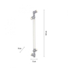 Lampa sufitowa Paul Neuhaus PURE-LINES 6121-95 szary