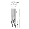 Lampa wisząca Zuma Line P0461-09L-B5F7 One