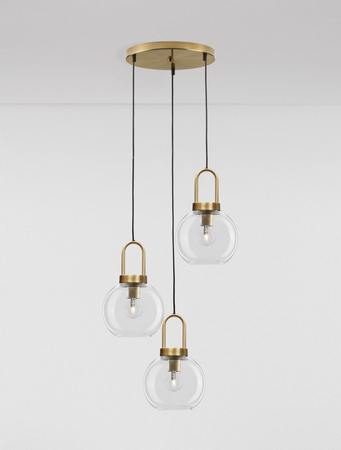 Lampa wisząca Luces Exclusivas BANES złoty LE42655